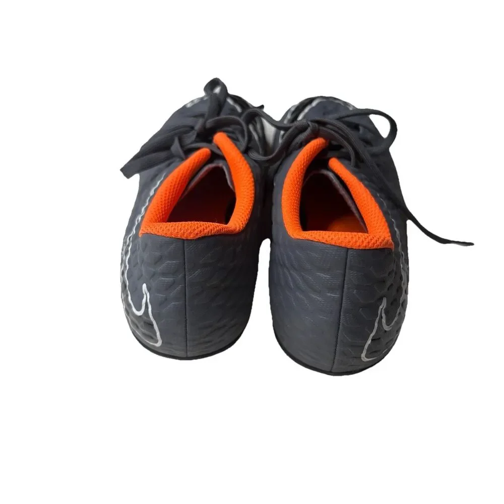 Nike Jr. Grey Orange Hypervenom Phantom 3 Academy FG AH7288-081 Size 1.5 Youth